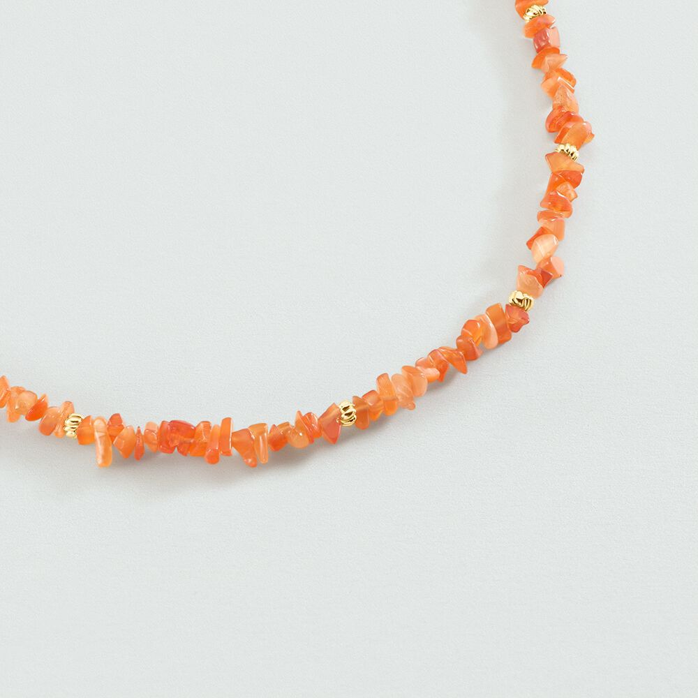 Collar corto ILIOS - Cornalina - Collar corto  | Agatha