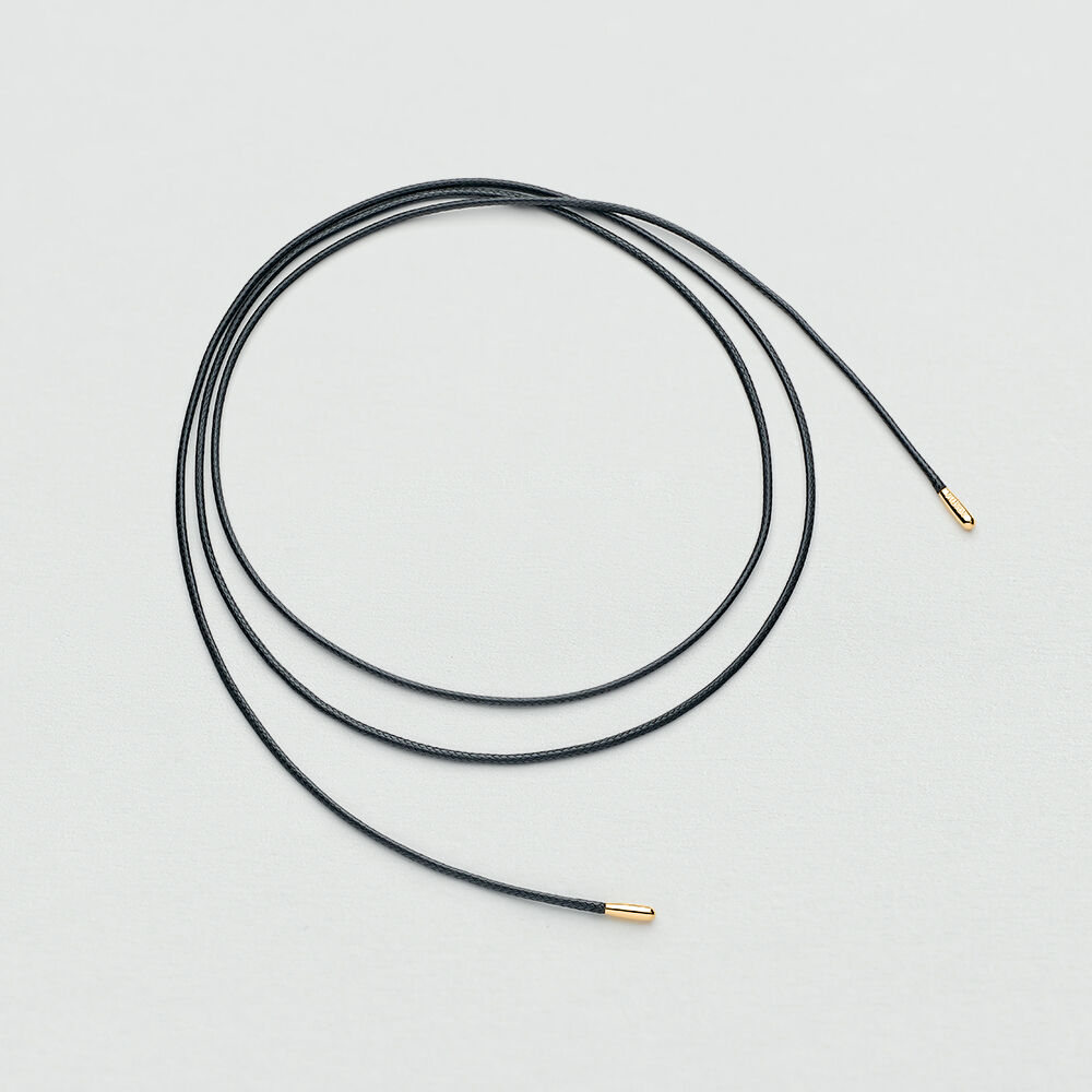 Collar largo CORD&Oacute;N - Negro - Collar de fantas&iacute;a  | Agatha