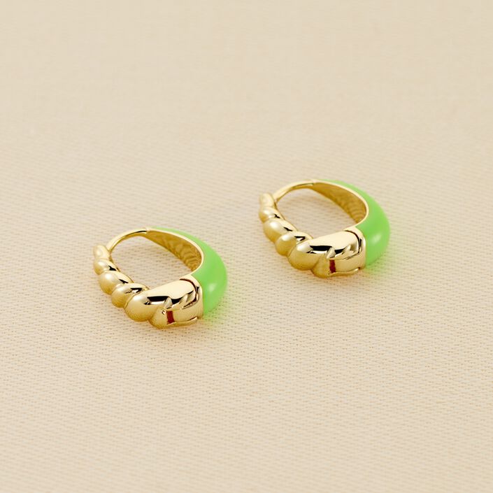 Criollas ATMA - Verde / Dorado - Pendientes  | Agatha