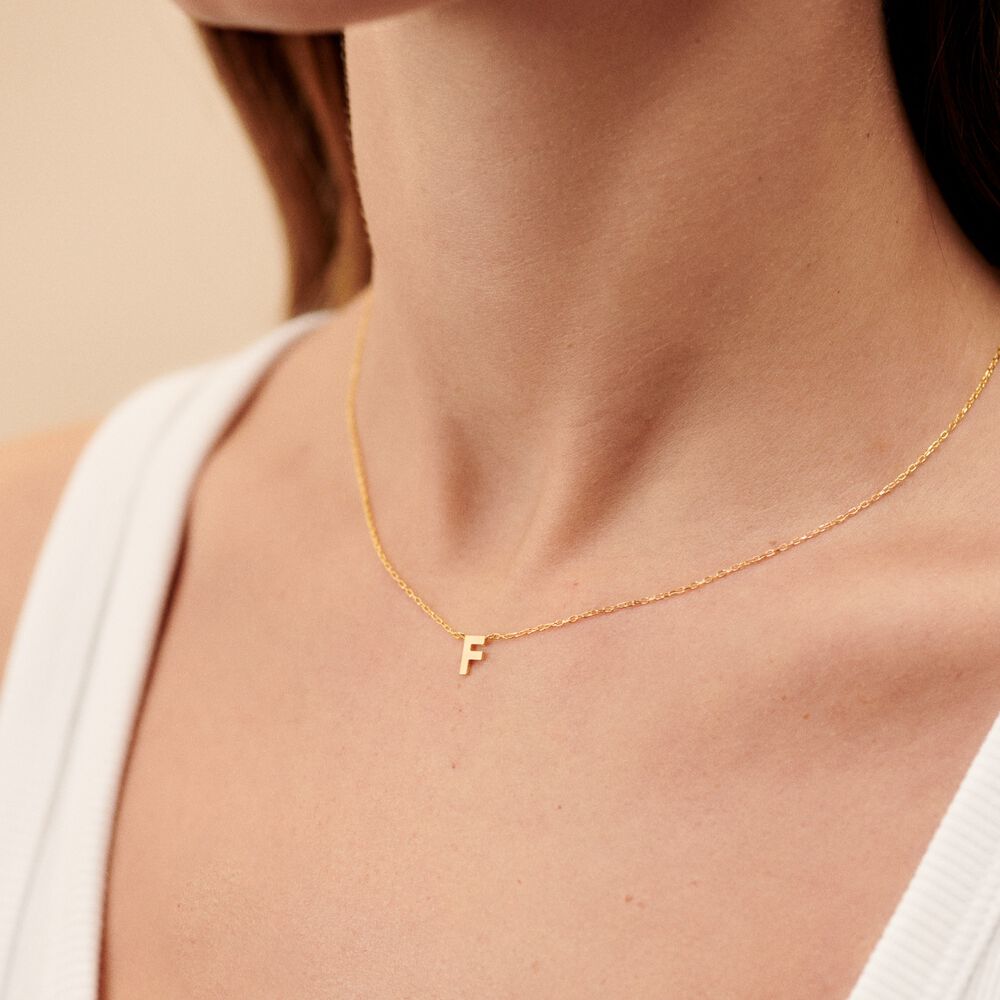 Collar corto ABC - Dorado - Collar corto  | Agatha