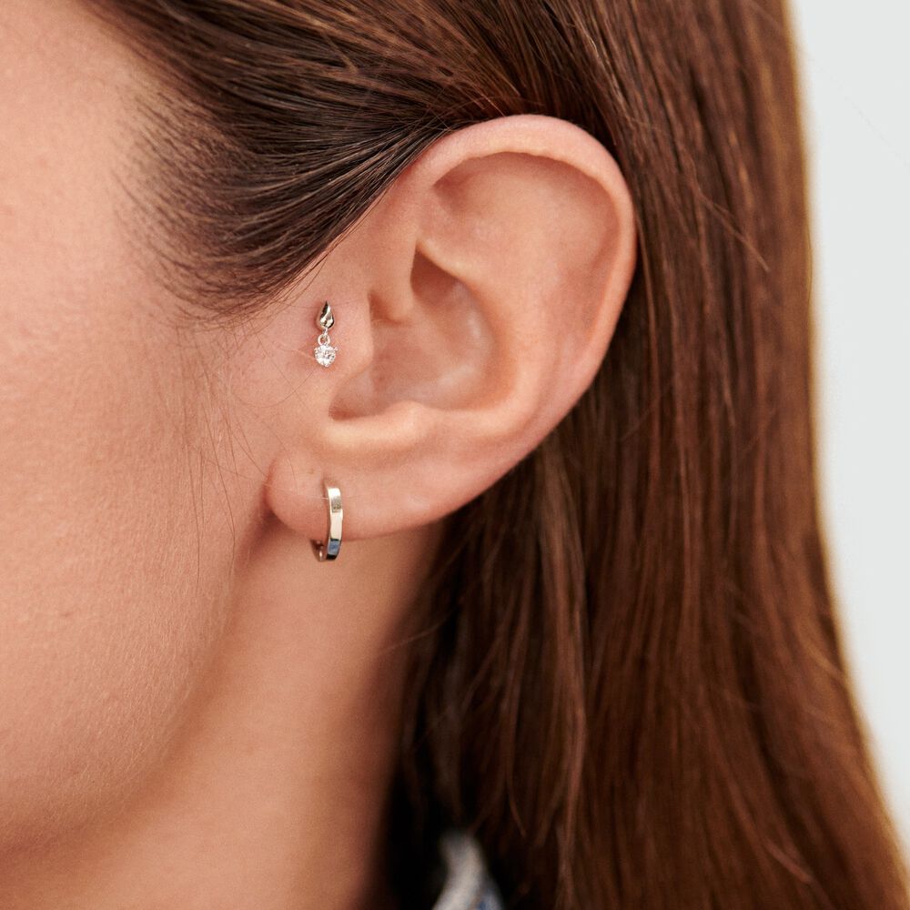Piercing Hélix & Tragus MIX& MATCH - Cristal / Plateado - Tragus&Hélix  | Agatha