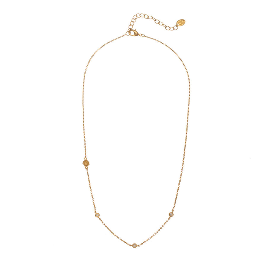 Collar corto ALWAYS Cristal / Oro 02680089-137-TU | Agatha