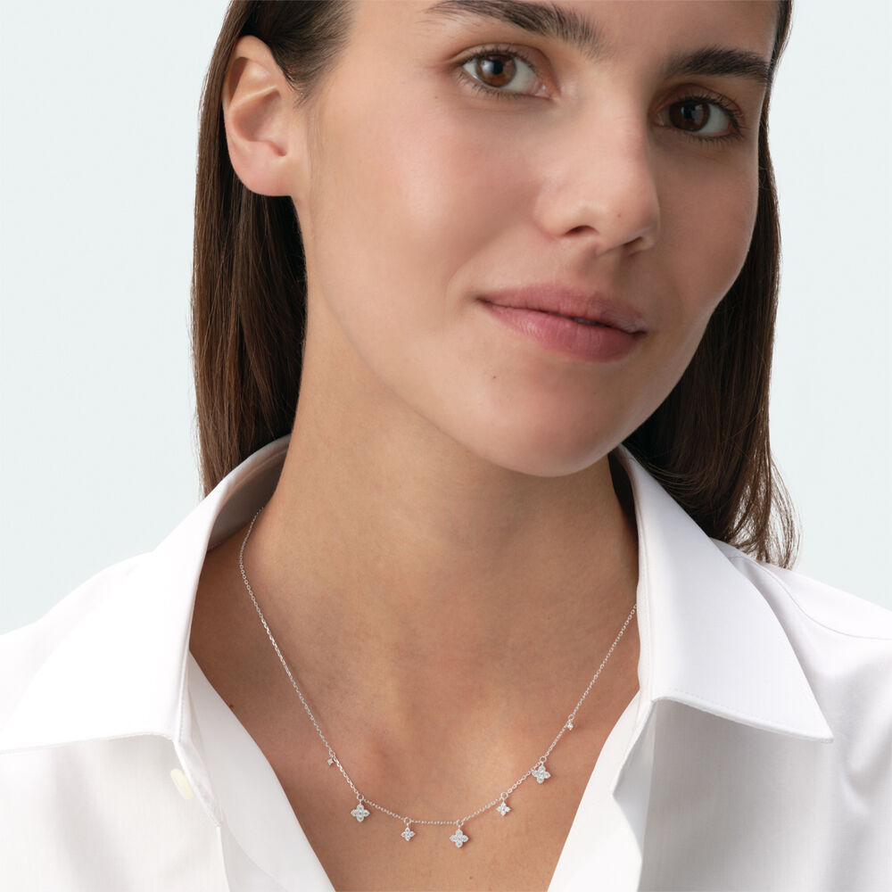 Collar corto BELOVED - Cristal / Plateado - Collar corto  | Agatha