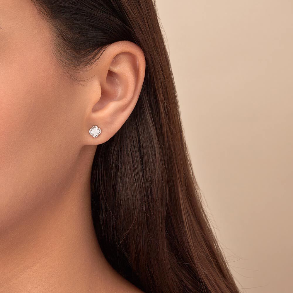 Piercing mini FLORINE - Perla / Plata - Piercings  | Agatha