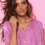 Collar corto MOON - Aventurine - Collares  | Agatha