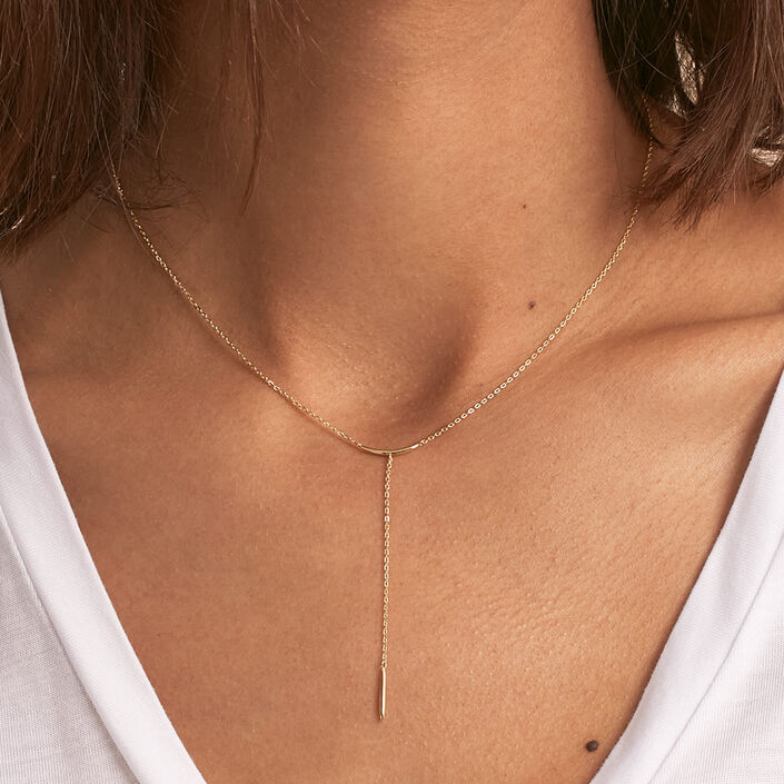 Collar midi RADIEUX - Dorado - Collares  | Agatha