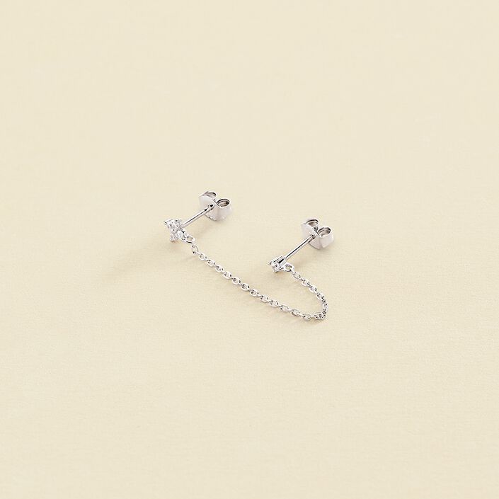 Piercing mini MIX& MATCH - Cristal / Plateado - Piercings  | Agatha