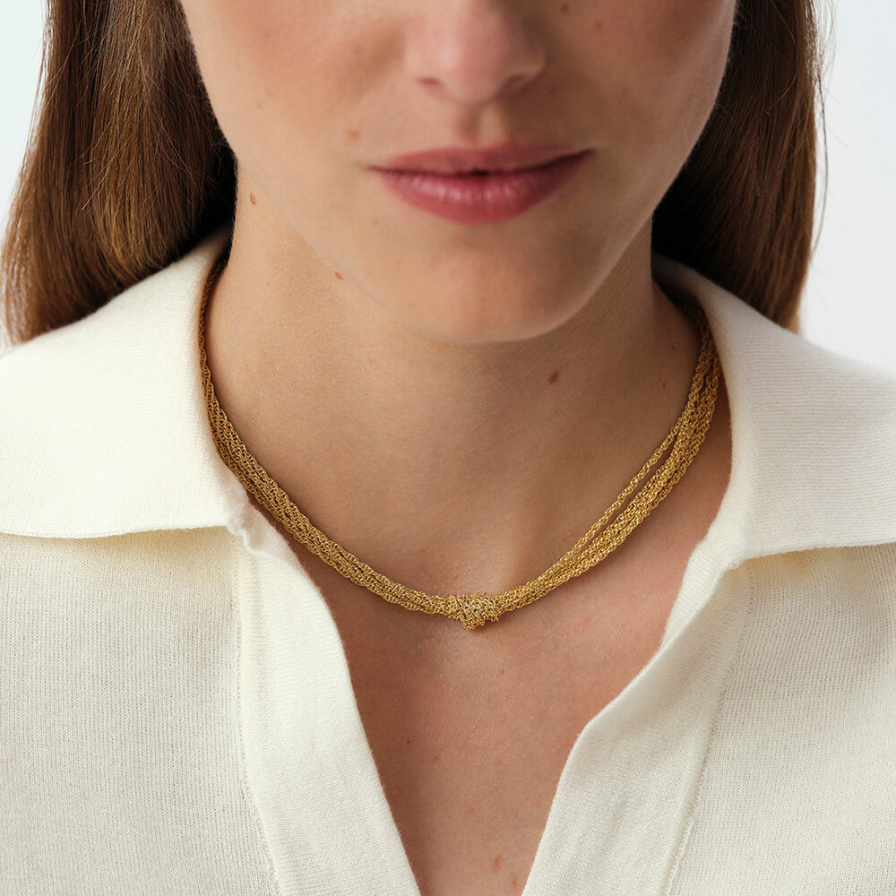 Collar corto SOLFERINO - Dorado - Collar corto  | Agatha