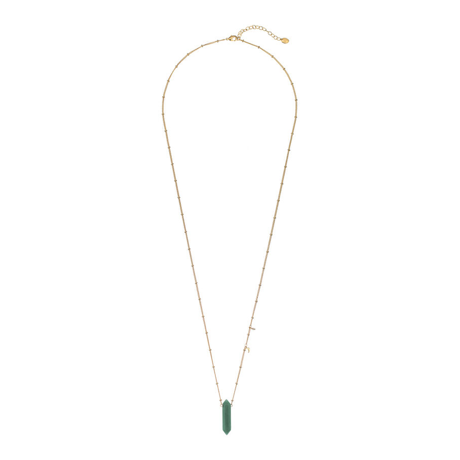 Collar largo CHACKRA - Aventurine - Collares  | Agatha