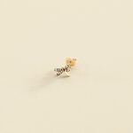 Piercing mini TINY - Oro / Gris - Piercings  | Agatha
