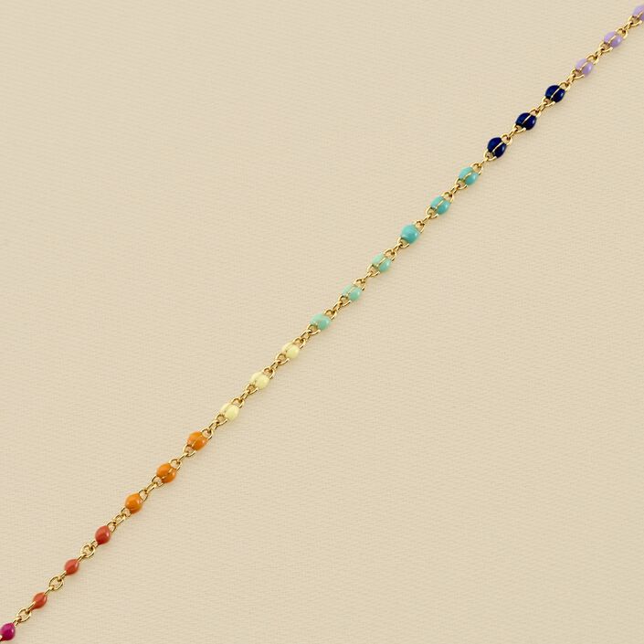 Pulsera de cadena SMARTY - Multicolor / Oro - Pulseras  | Agatha