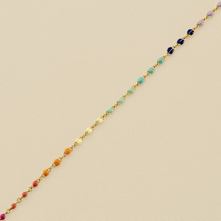 Pulsera de cadena SMARTY - Multicolor / Oro - Pulseras  | Agatha