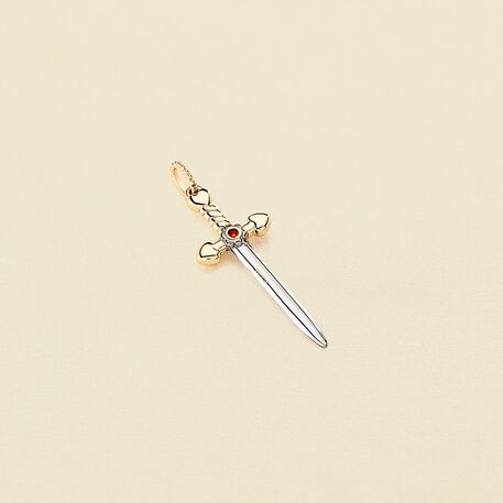 Colgante DAGA - Plata / Oro - Joyas  | Agatha