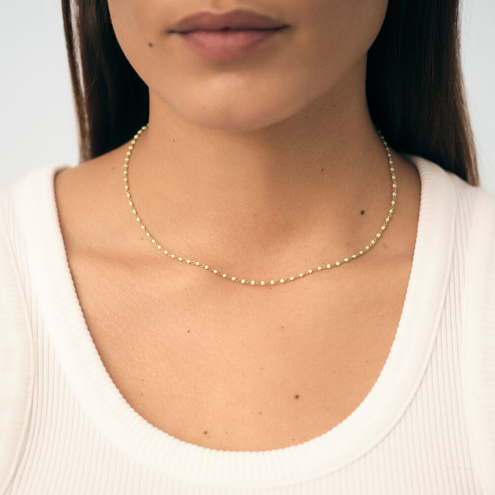 Collar corto SMARTY - Turquesa / Oro - Collar corto  | Agatha