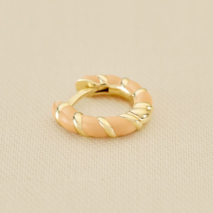 Piercing criolla MIX& MATCH - Naranja / Oro - Piercings  | Agatha