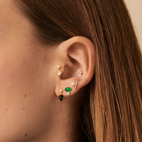 Piercing mini MIX & MATCH - Verde / Dorado - Piercings  | Agatha