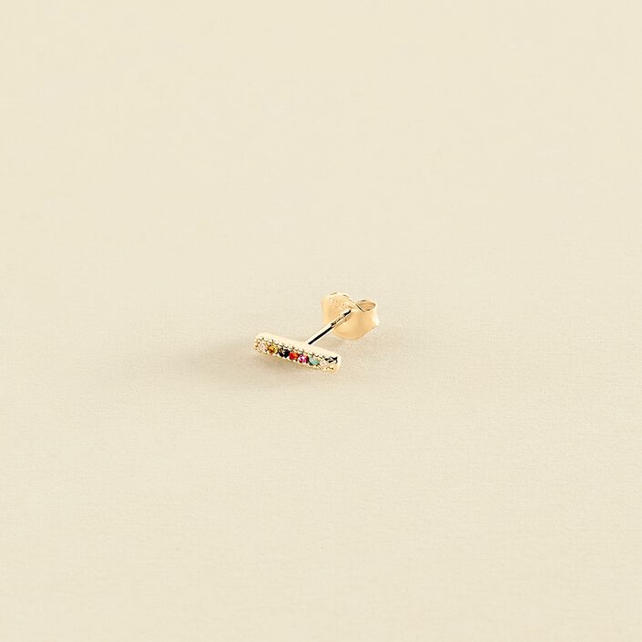 Piercing mini RAINBOW - Multicolor / Oro - Piercings  | Agatha