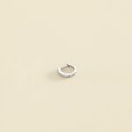 Piercing criolla CRIODIAM - Cristal / Plateado - Piercings  | Agatha