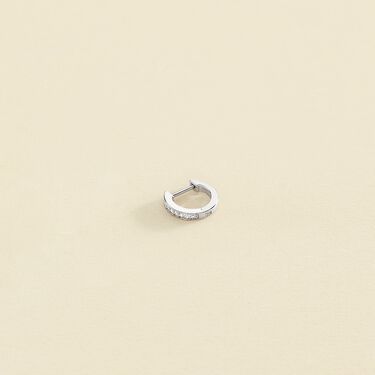 Piercing criolla CRIODIAM - Cristal / Plateado - Piercings  | Agatha