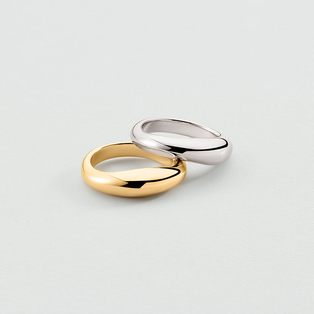 Anillo fino ODYSSEE - Dorado / Plateado - Anillos  | Agatha