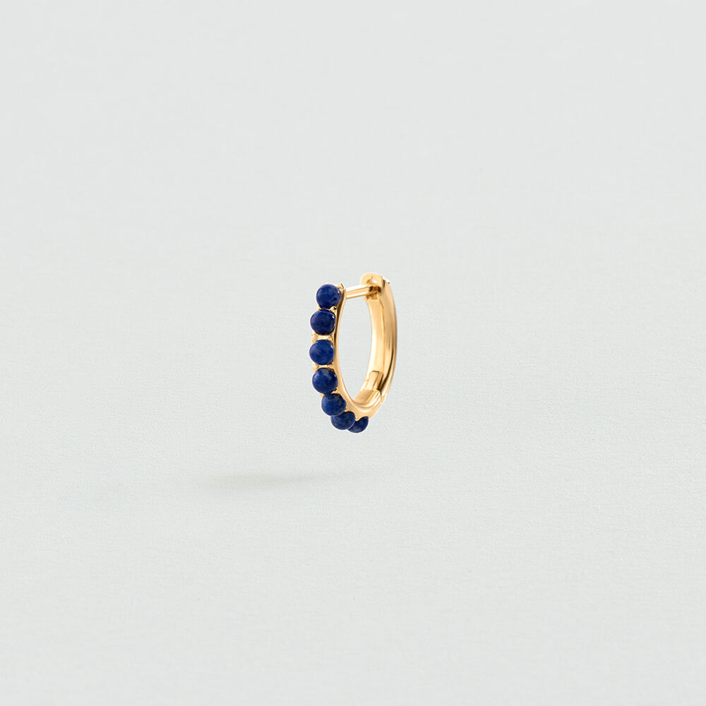 Criolla individual MIX& MATCH - Azul / Oro - Pendientes  | Agatha