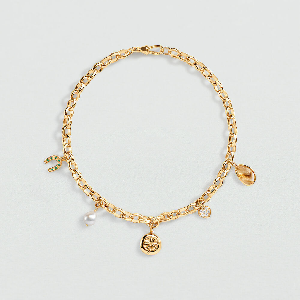 Collar corto NEC1TALIMONT - Multicolor / Oro - Collar corto  | Agatha
