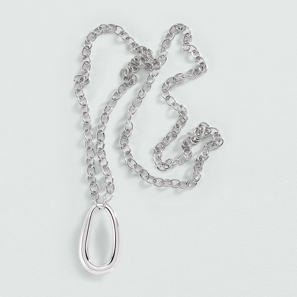 Collar largo ABBESSES - Plateado - Collar largo  | Agatha