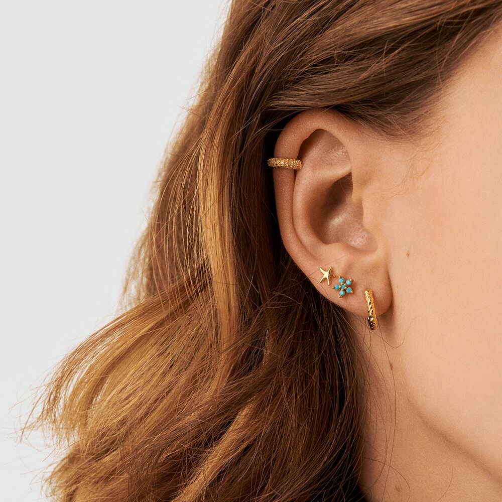 Piercing mini ESTREMAR - Dorado - Piercings  | Agatha