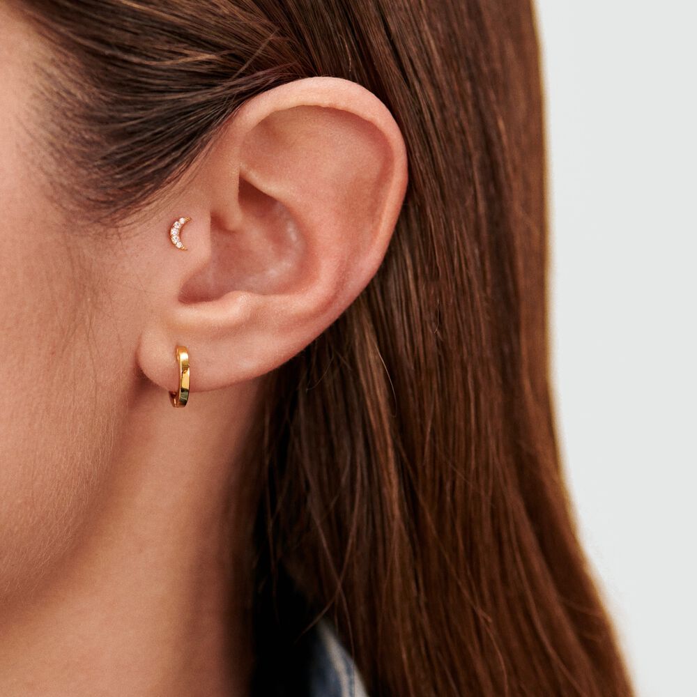 Piercing Hélix & Tragus MIX& MATCH - Cristal / Dorado - Tragus&Hélix  | Agatha