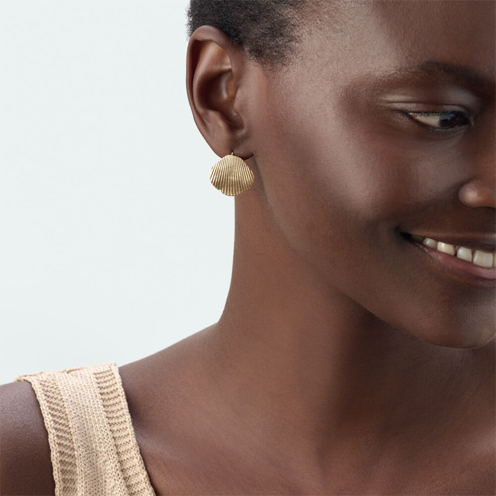 Pendientes largos CASSIS - Dorado - Pendientes largos  | Agatha