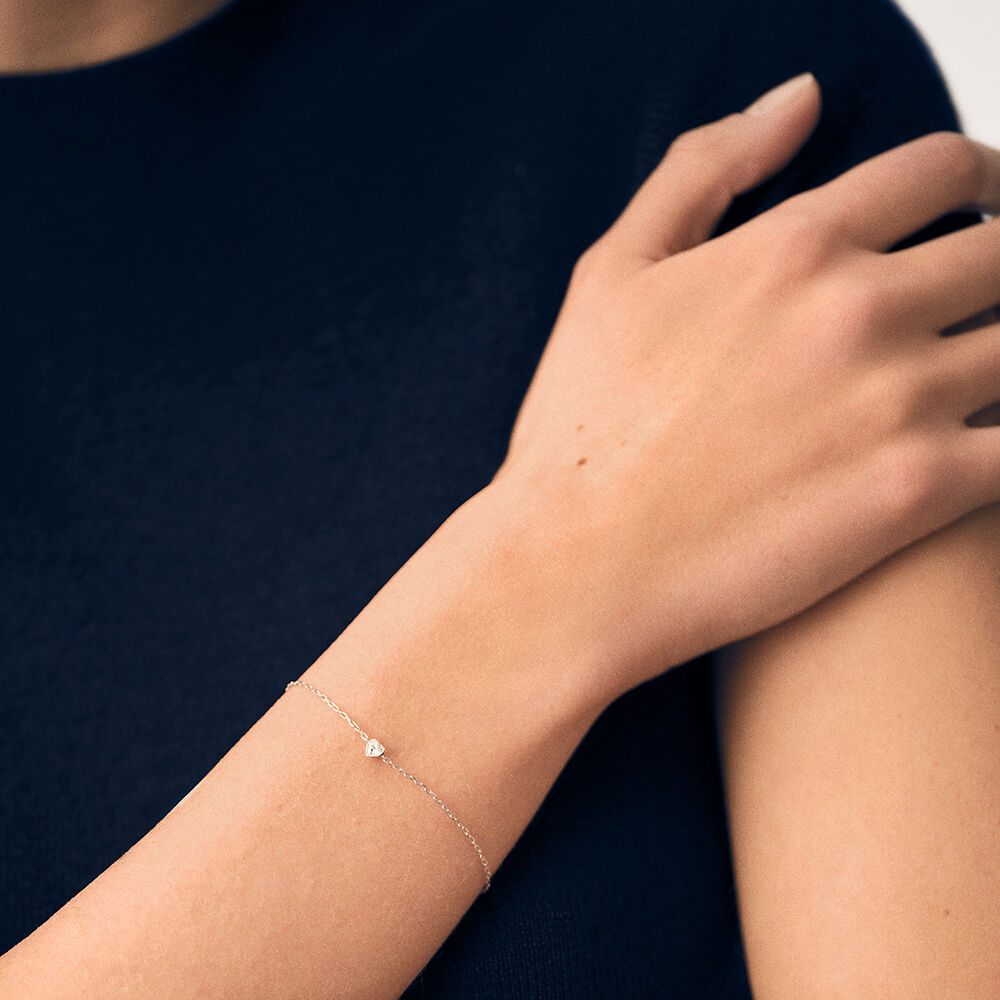 Pulsera de cadena ADOREE - Cristal / Plateado - Pulsera de cadena  | Agatha