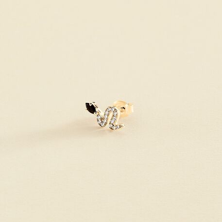 Piercing mini SNAKY - Oro / Gris - Piercings  | Agatha