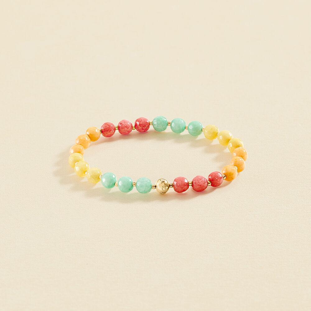 Pulsera de cadena NIGHTFALL - Multicolor / Oro - Pulsera de cadena  | Agatha