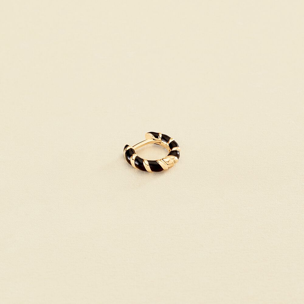 Piercing criolla MIX& MATCH - Negro / Oro - Piercings  | Agatha