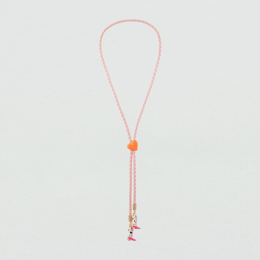 Collar midi RODEO - Rosa / Oro - Collar de fantasía  | Agatha