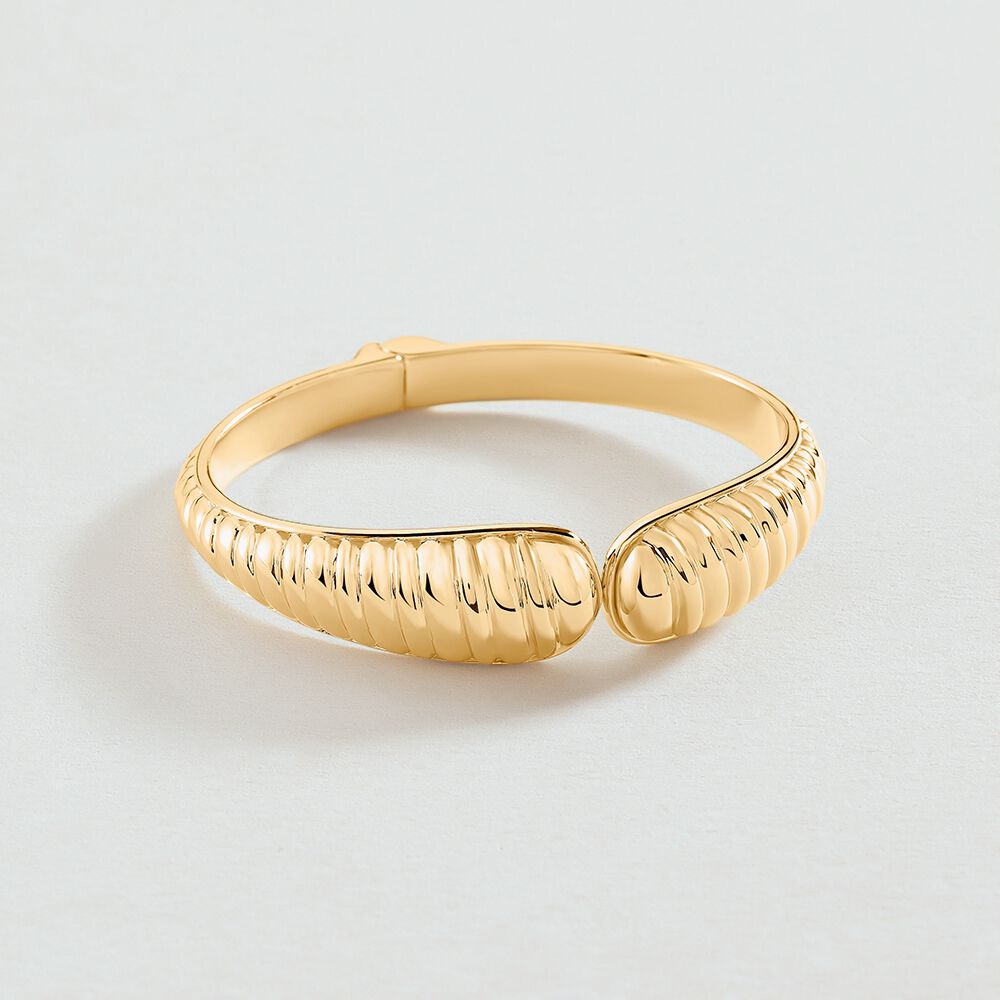 Pulsera esclava N-13 - Dorado - Sin piedra  | Agatha