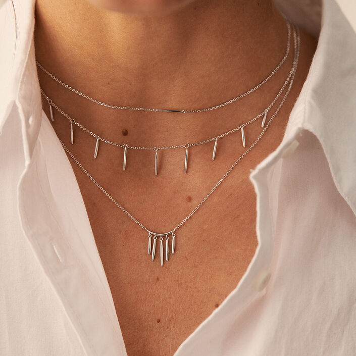 Collar midi RADIEUX - Plata - Collares  | Agatha