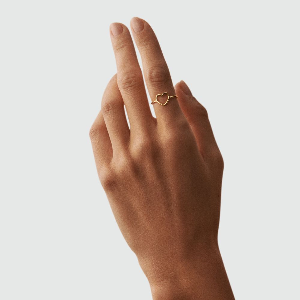 Anillo fino FILCOEUR - Dorado - Anillos de fantas&iacute;a  | Agatha