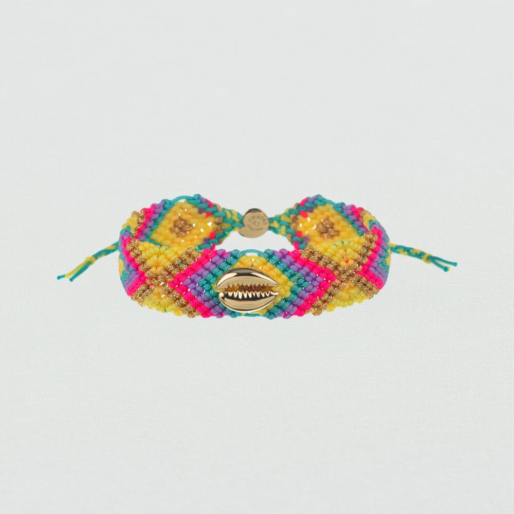 Pulsera con cord&oacute;n MAUI - Multicolor / Oro - Pulsera con cord&oacute;n  | Agatha