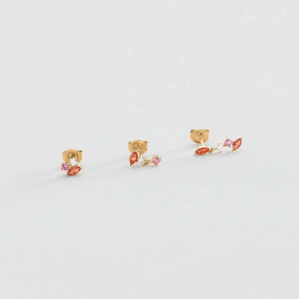 Piercing mini AMAS - Rosa / Blanco - Piercings  | Agatha